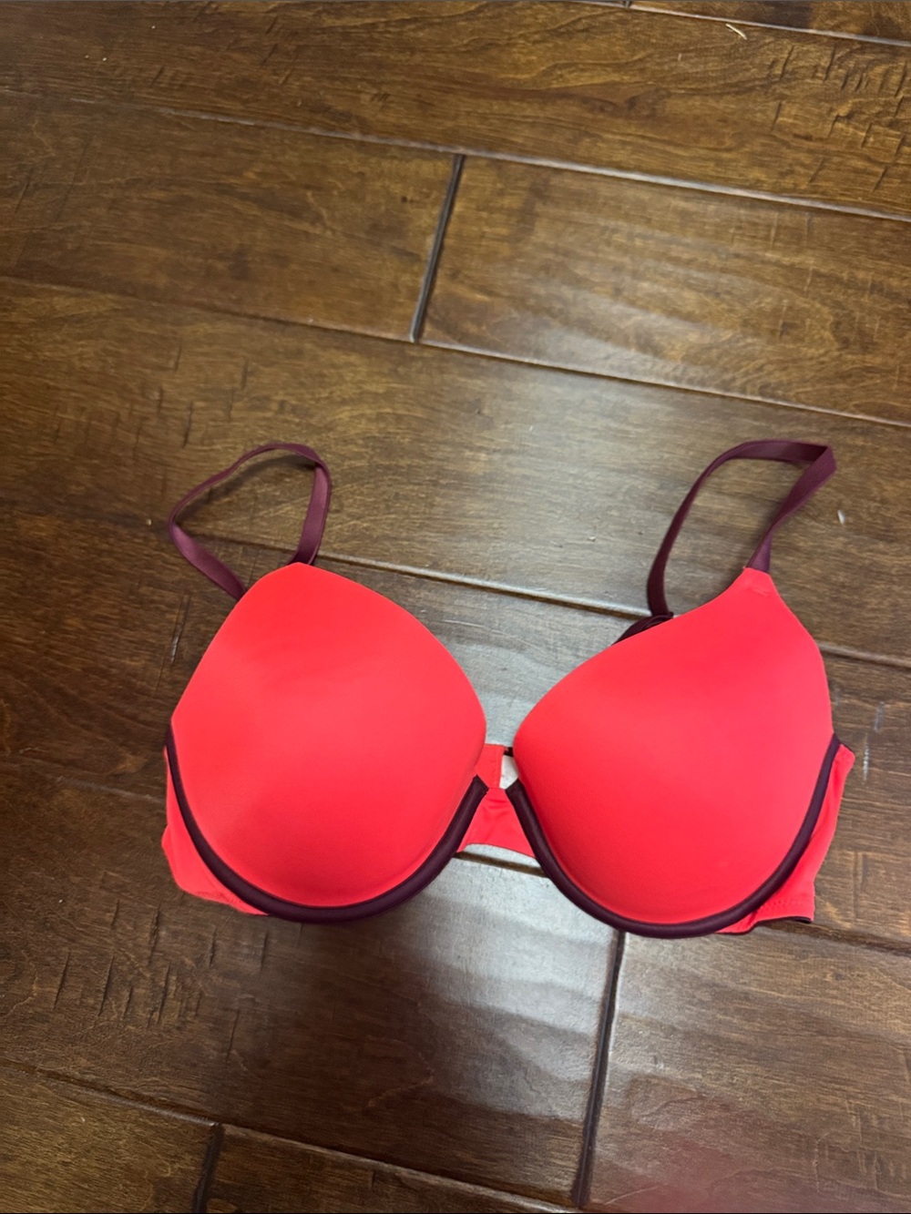 PINK Victoria's Secret  wear everywhere  bright orange bra
